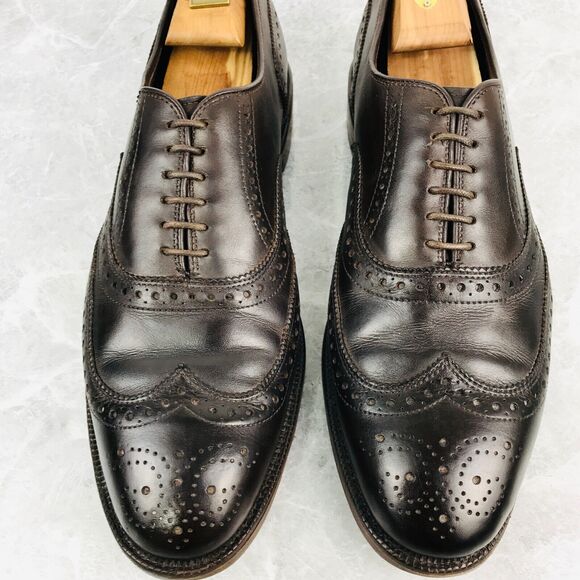Allen Edmonds Jefferson Independence Wingtip Oxfords Mens Size 10.5 Dress Shoes - Picture 3 of 12